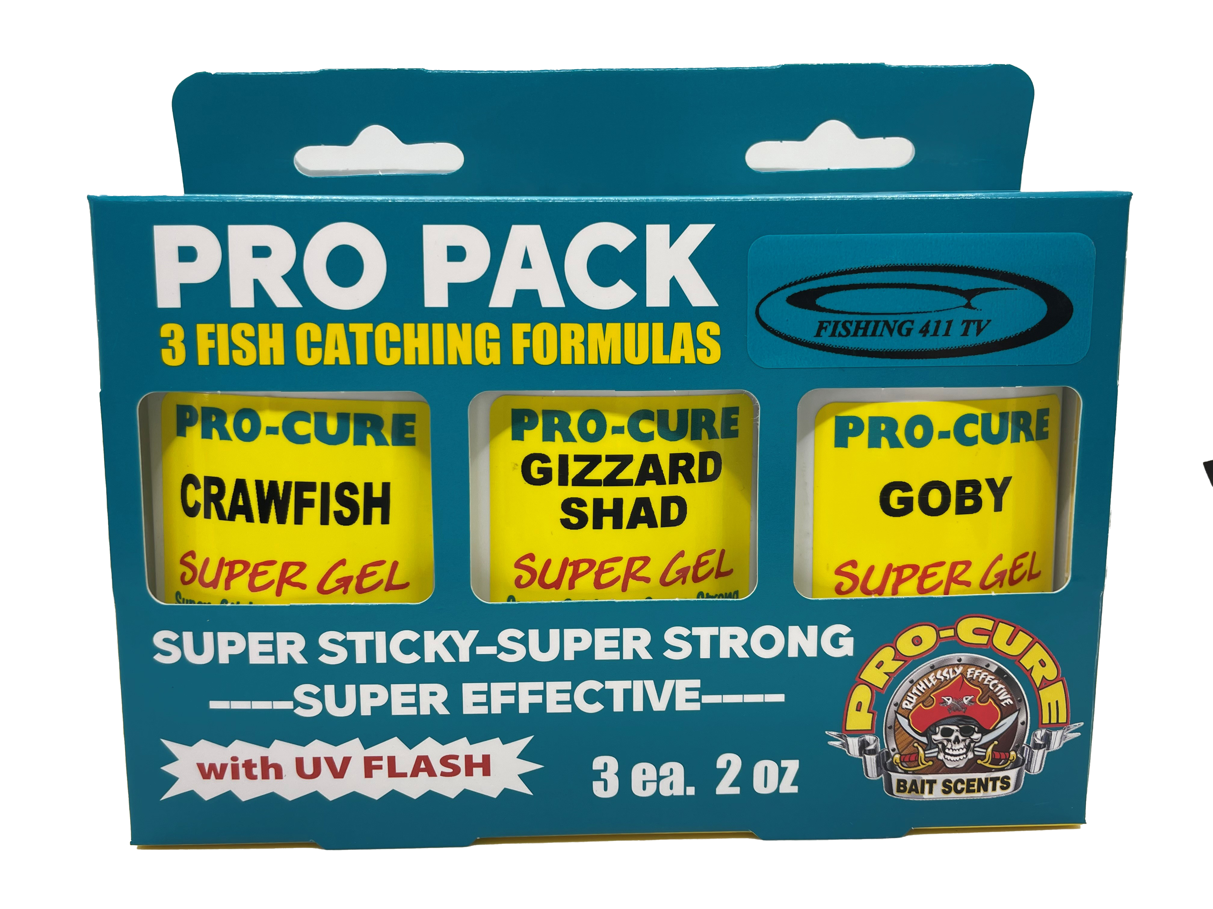 3 PACK FISHING 411 BASS PRO PACK