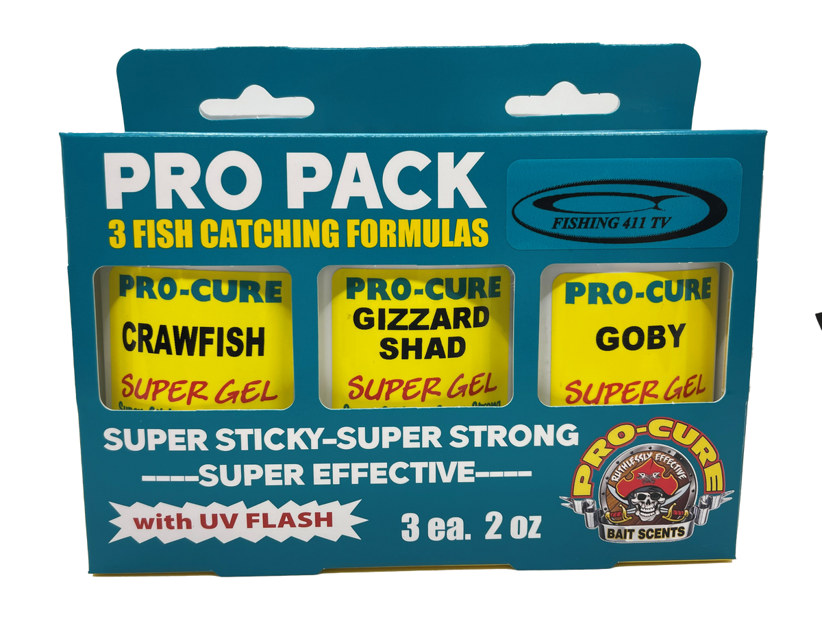 3 PACK FISHING 411 BASS PRO PACK – Pro-Cure, Inc