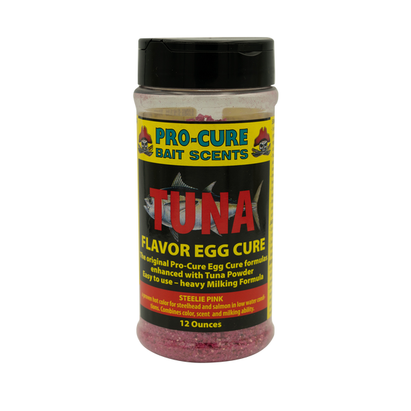 PRO-CURE STEELIE PINK TUNA FLAVOR EGG CURE 12 OZ
