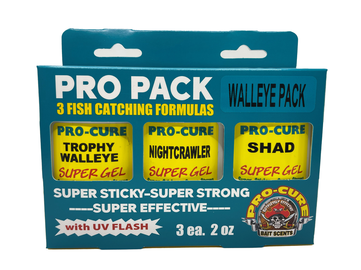 3 PACK WALLEYE PRO PACK