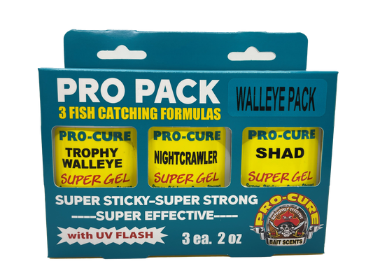 3 PACK WALLEYE PRO PACK