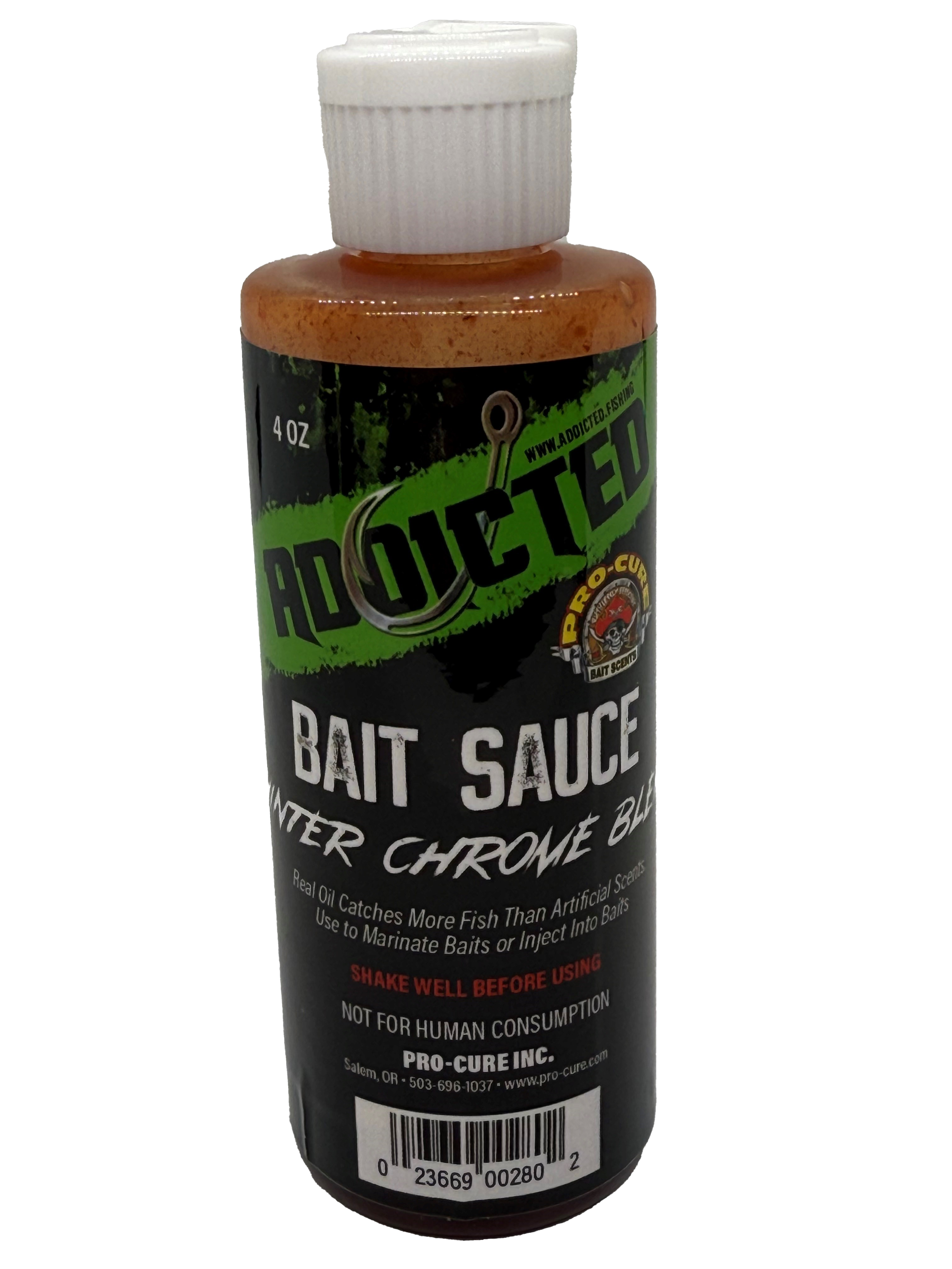 ADDICTED WINTER CHROME BLEND BAIT SAUCE 4oz. – Pro-Cure, Inc