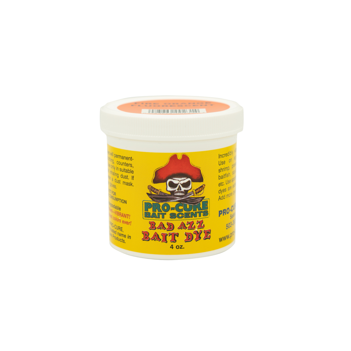 BAD AZZ POWDER BAIT DYE FIRE ORANGE