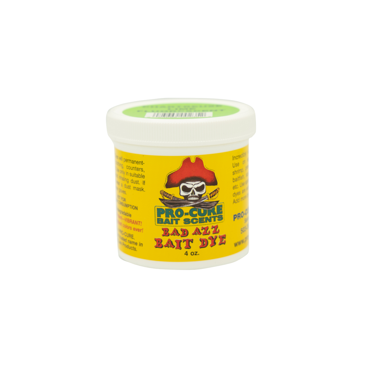 BAD AZZ POWDER BAIT DYE CHARTREUSE/LIME
