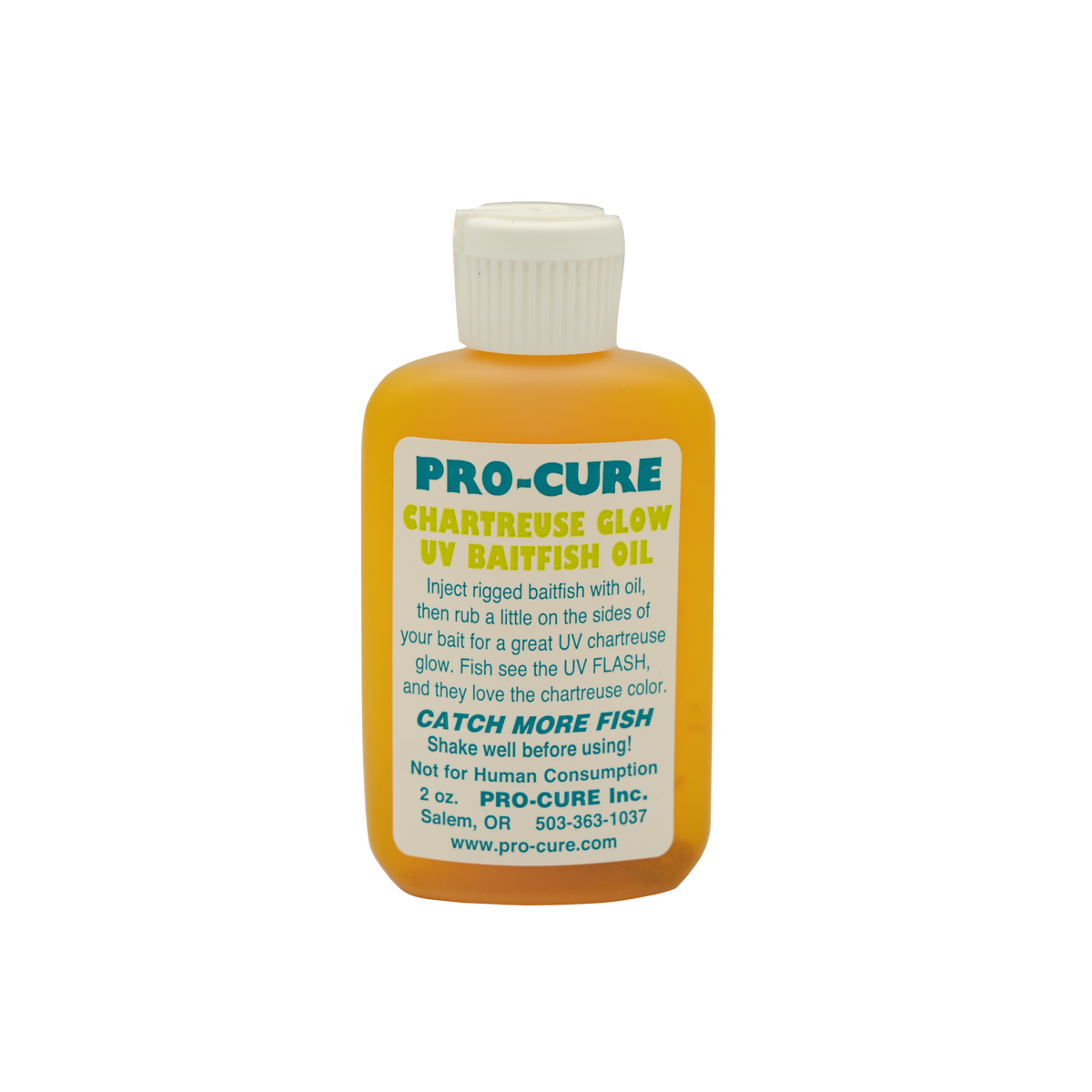 CHARTREUSE GLOW UV BAITFISH OIL