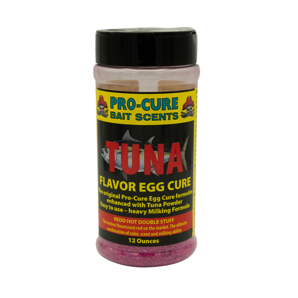 PRO-CURE REDD HOT DOUBLE STUFF TUNA FLAVOR EGG CURE 12 OZ