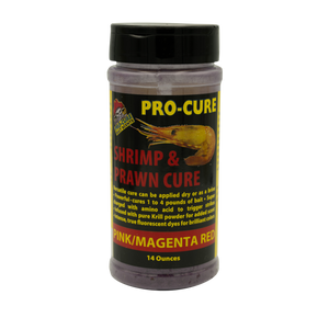 PRO-CURE SHRIMP AND PRAWN CURE PINK/MAGENTA RED 14oz
