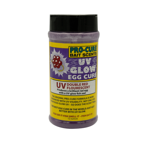 PRO-CURE UV GLOW DOUBLE RED FLUORESCENT EGG CURE 12 OZ