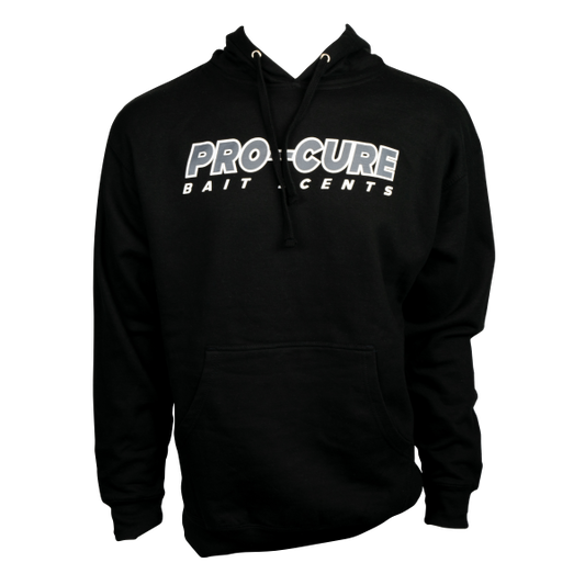 PRO-CURE BLACK HOODIE W/ GREY PIRATE LOGO