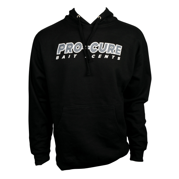 PRO-CURE BLACK HOODIE W/ GREY PIRATE LOGO