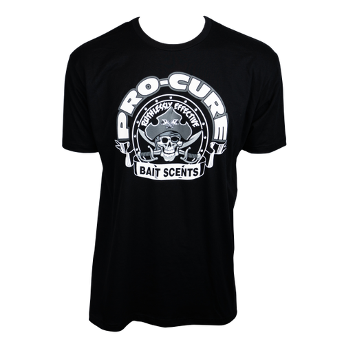 PRO-CURE BLACK SHORT SLEEVE W/ PIRATE LOGO