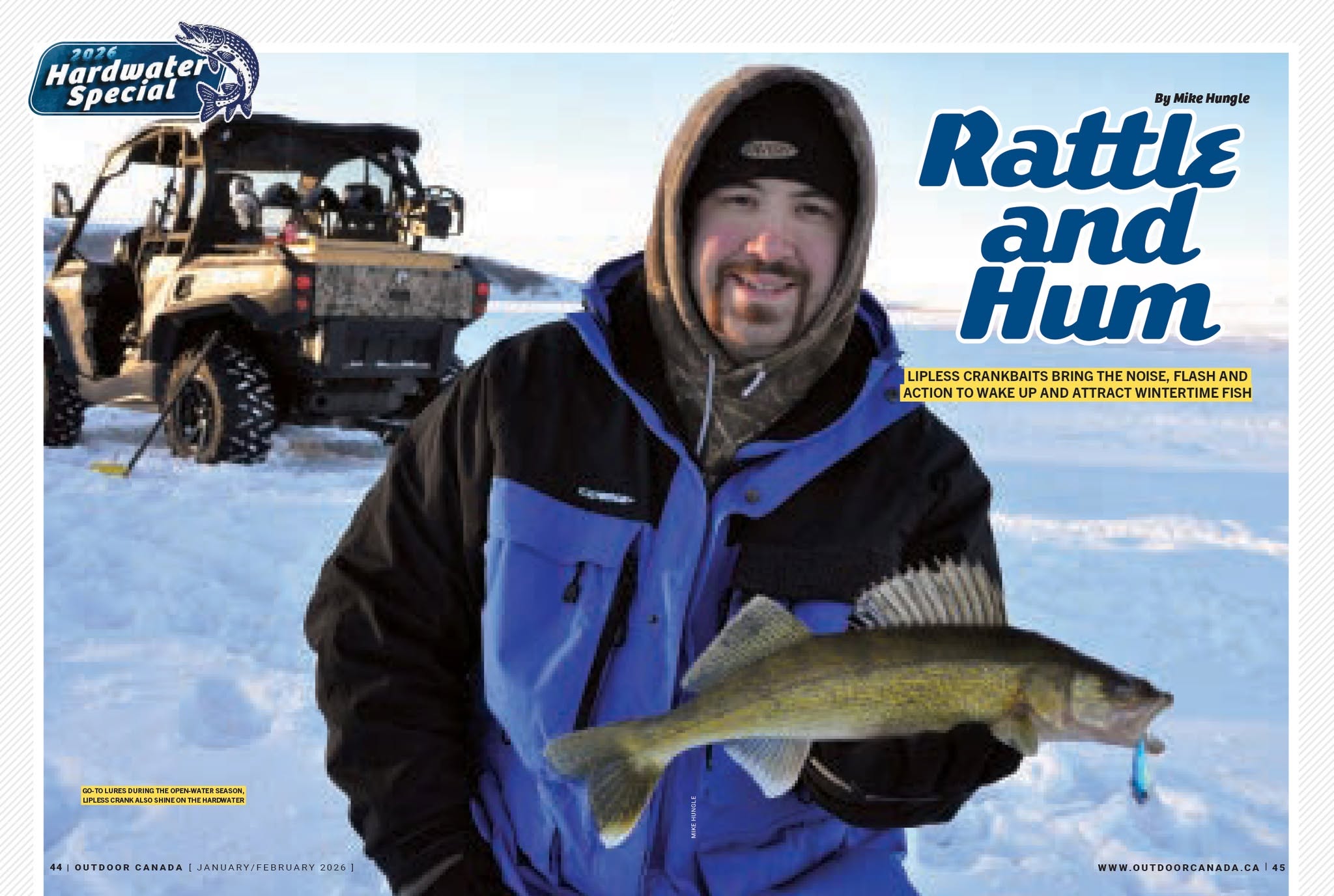 Ice Fishing fishing with Pro-Cure